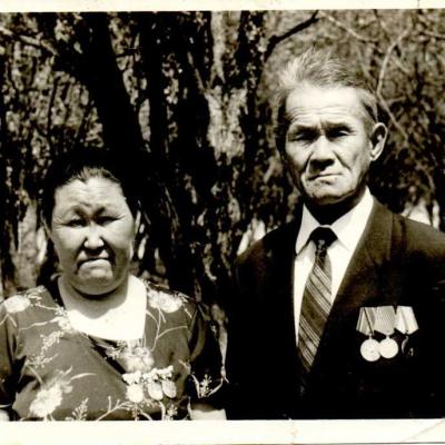 Супруги Пассар Геннадий Петрович и Евдокия Ивановна 1984 год